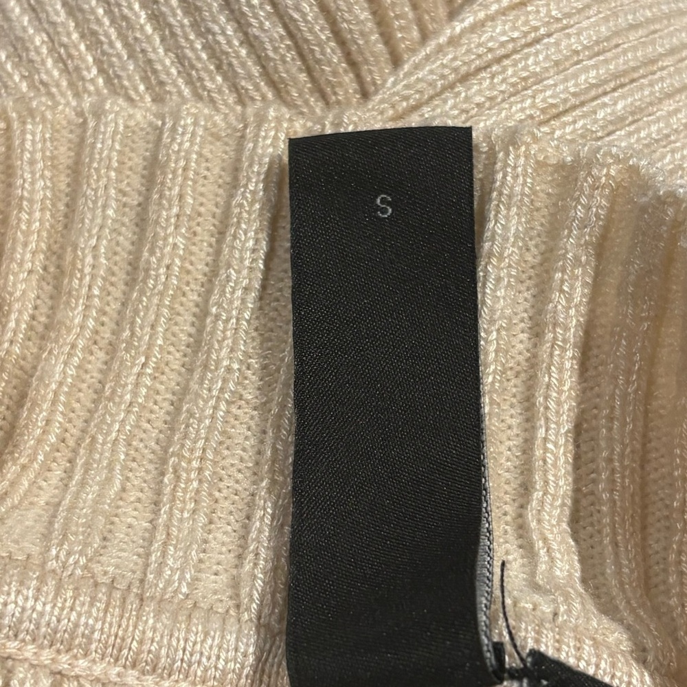 ASOS Yas Ribbed Shoulder Cut Out Sweater - Picture 8 of 8
